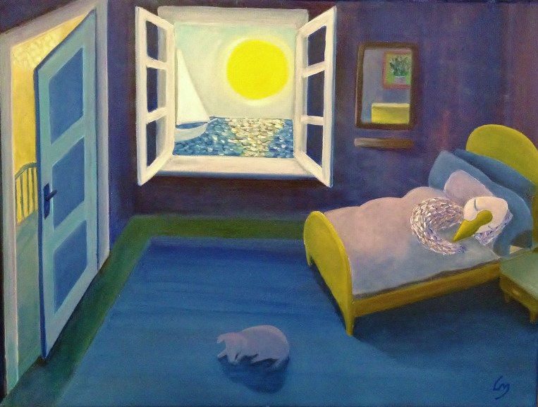 Drömmen Akryl 40 x 30 cm July 2015