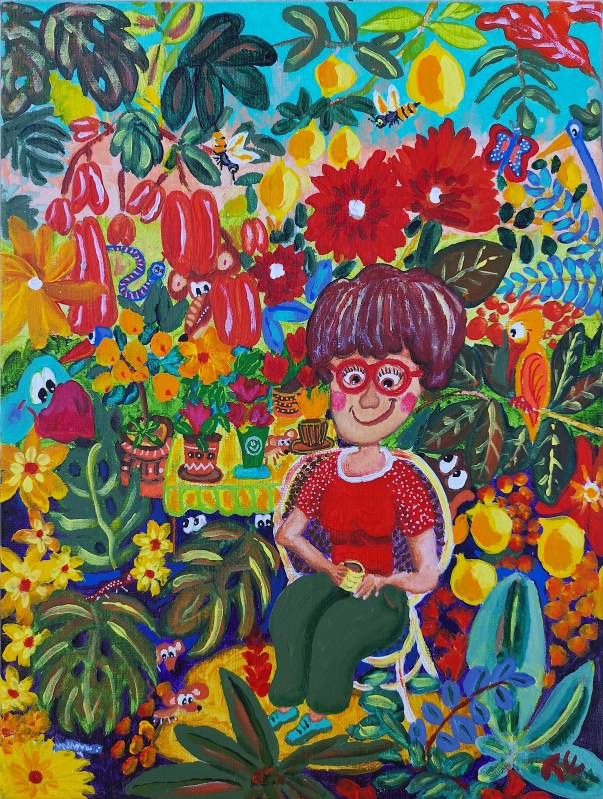 476. T 30x40 - Greenroom