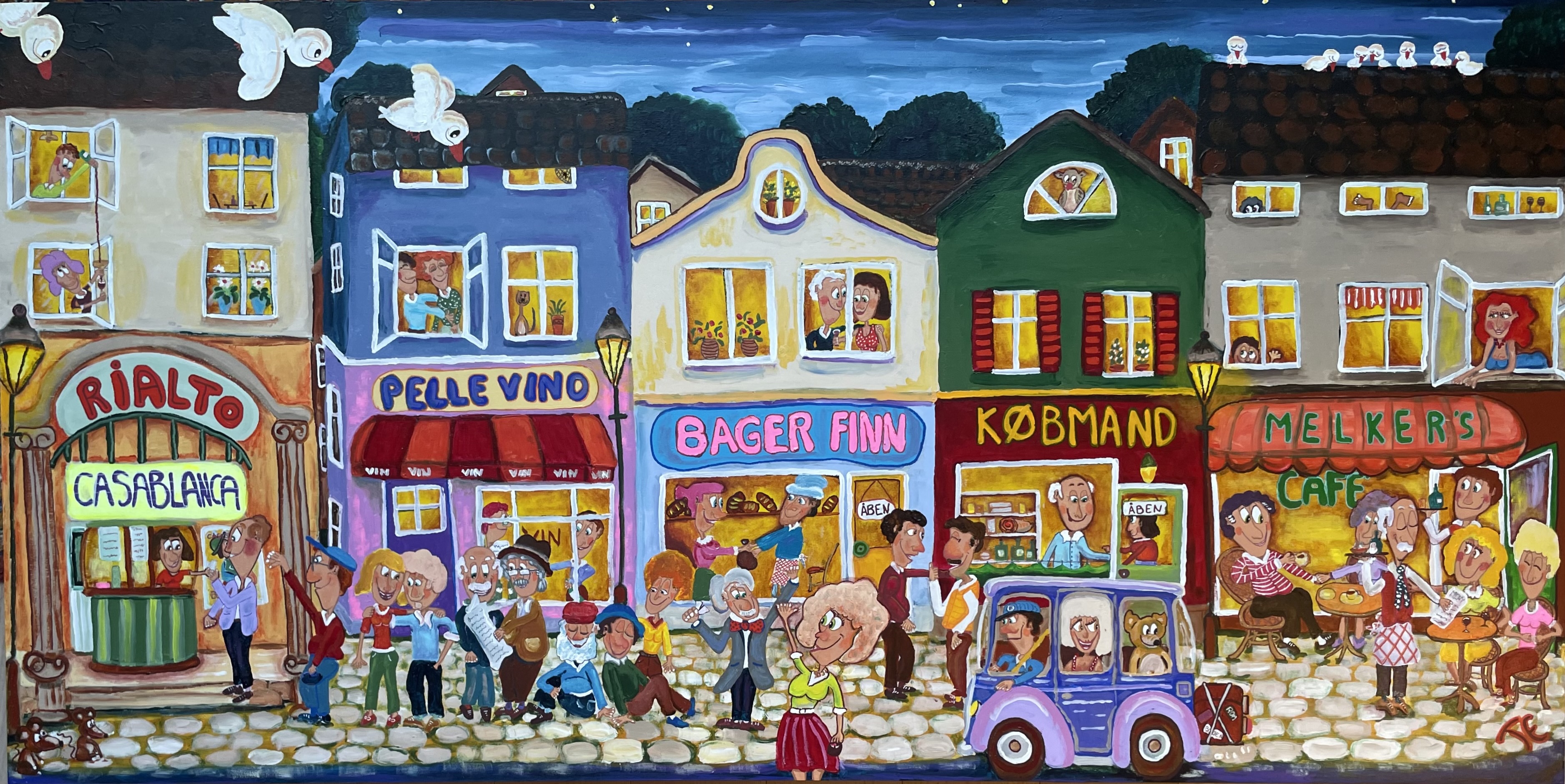 599 T. 200x100 - En aften i biffen